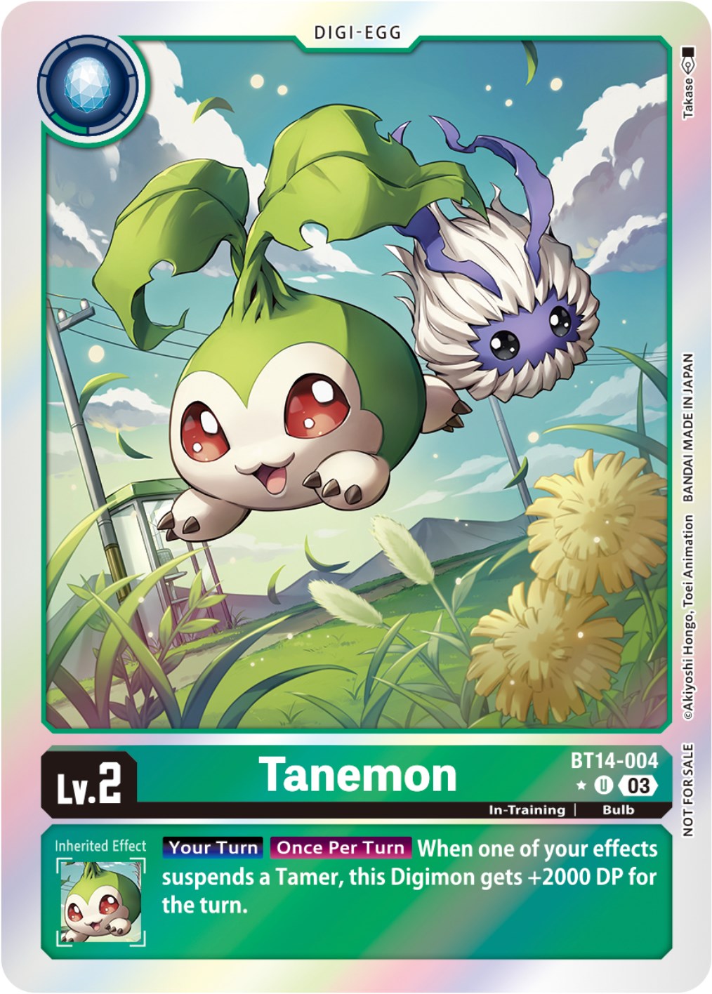 Tanemon [BT14-004] (Blast Ace Box Promotion Pack) [Blast Ace] | Arkham Games and Comics