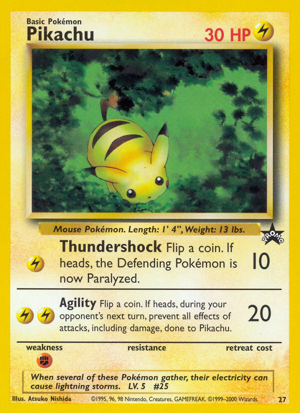 Pikachu (27) [Wizards of the Coast: Black Star Promos] | Arkham Games and Comics
