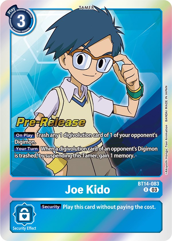 Joe Kido [BT14-083] [Blast Ace Pre-Release Cards] | Arkham Games and Comics