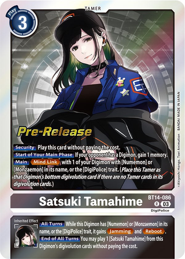 Satsuki Tamahime [BT14-086] [Blast Ace Pre-Release Cards] | Arkham Games and Comics