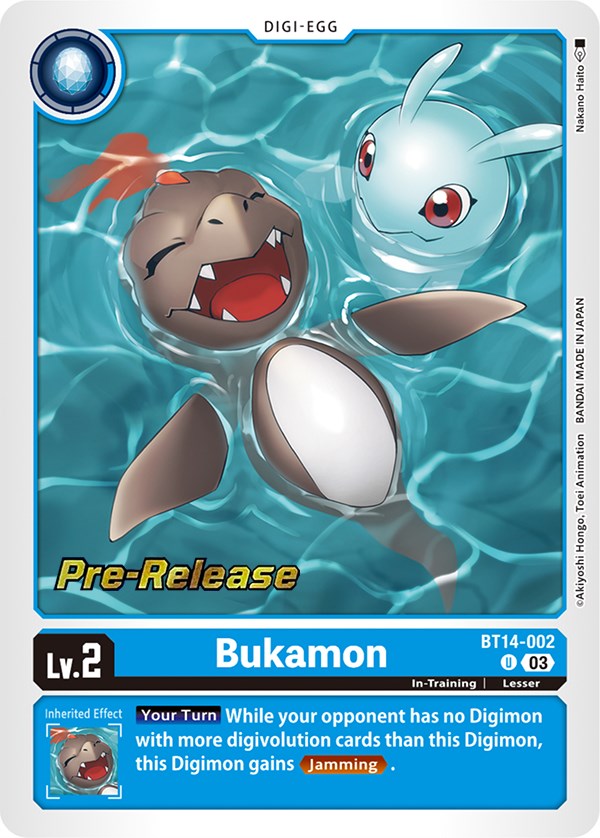 Bukamon [BT14-002] [Blast Ace Pre-Release Cards] | Arkham Games and Comics