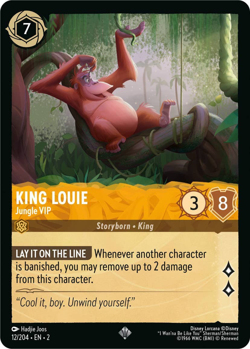 King Louie - Jungle VIP (12/204) [Rise of the Floodborn] | Arkham Games and Comics