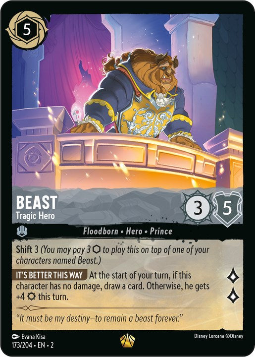 Beast - Tragic Hero (173/204) [Rise of the Floodborn] | Arkham Games and Comics