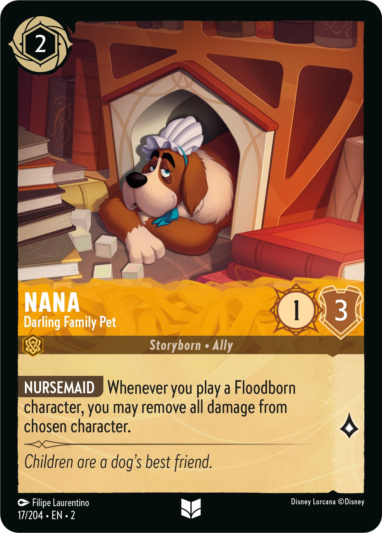 Nana - Darling Family Pet (17/204) [Rise of the Floodborn] | Arkham Games and Comics