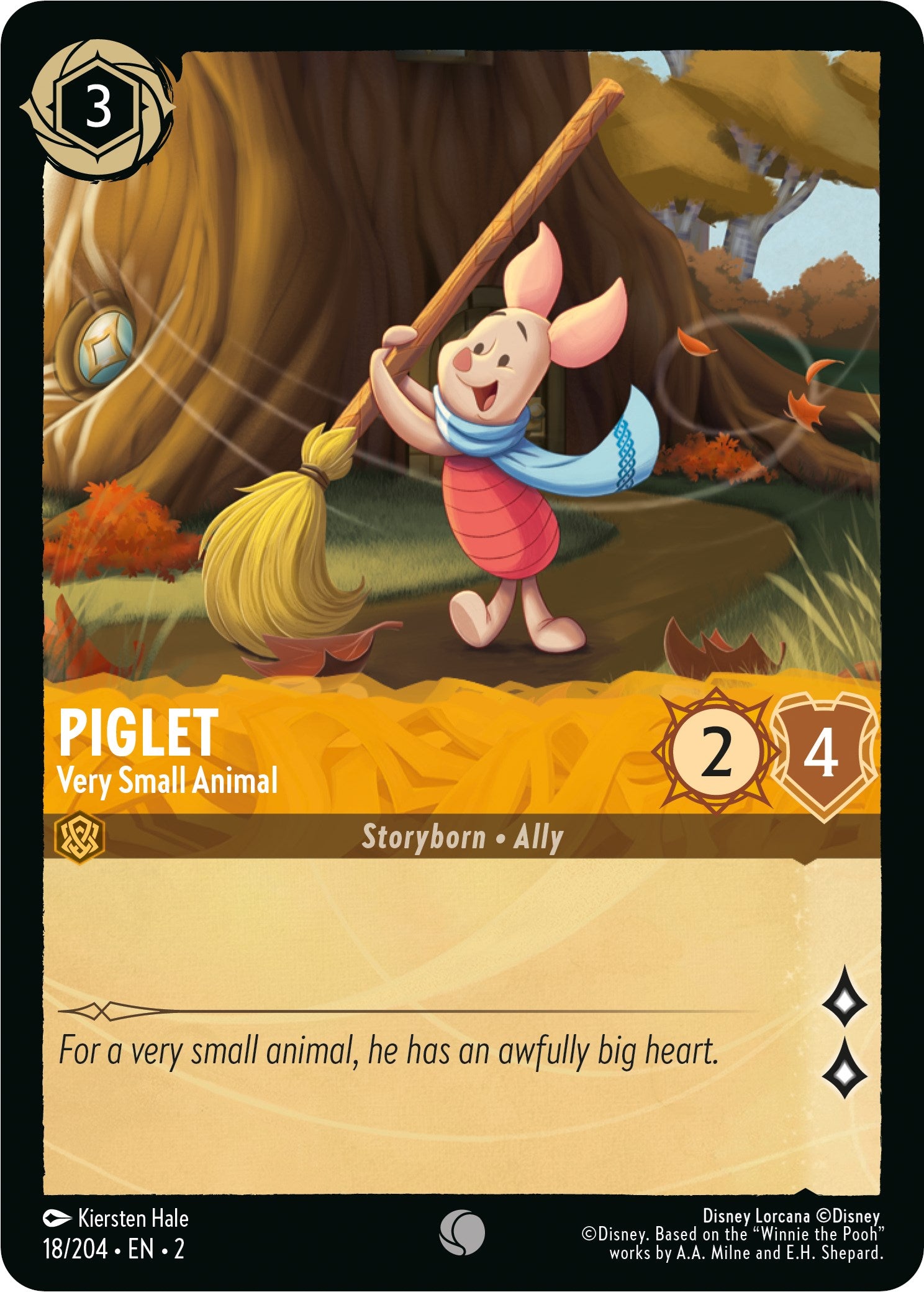 Piglet - Very Small Animal (18/204) [Rise of the Floodborn] | Arkham Games and Comics