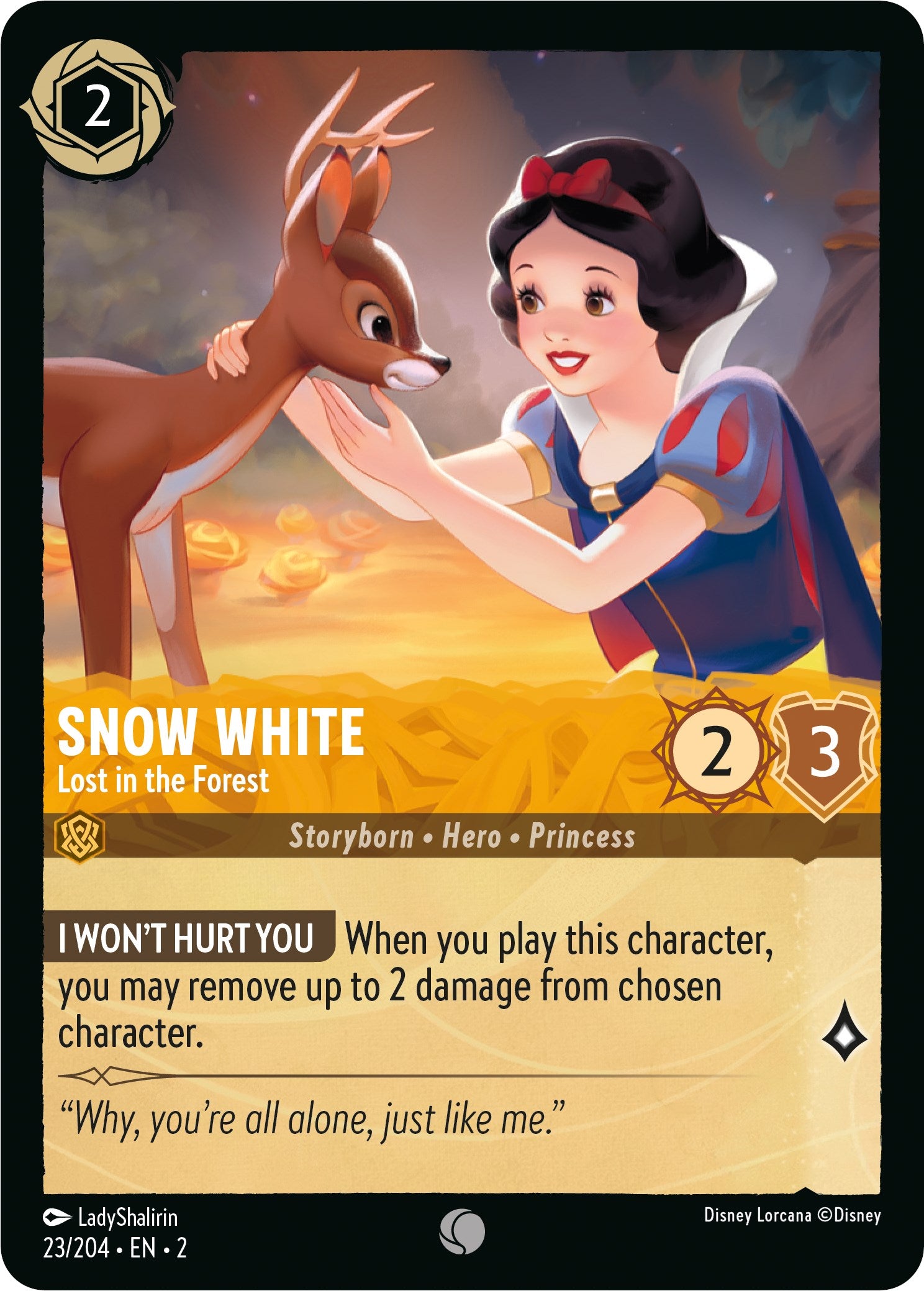 Snow White - Lost in the Forest (23/204) [Rise of the Floodborn] | Arkham Games and Comics