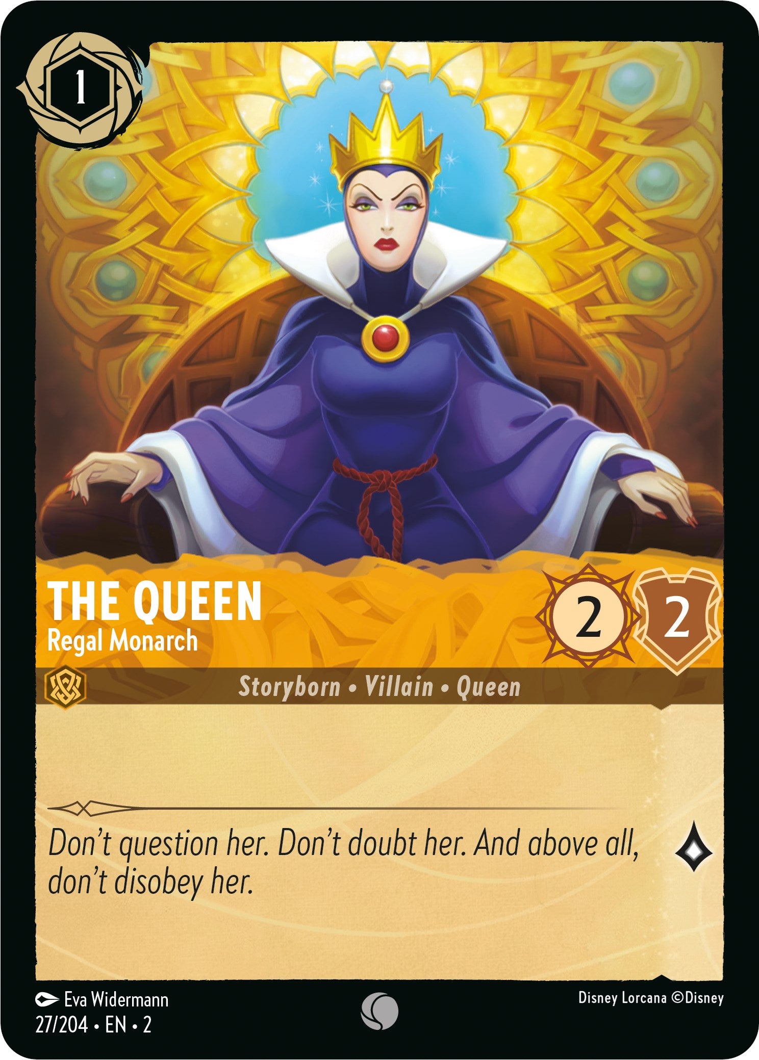 The Queen - Regal Monarch (27/204) [Rise of the Floodborn] | Arkham Games and Comics
