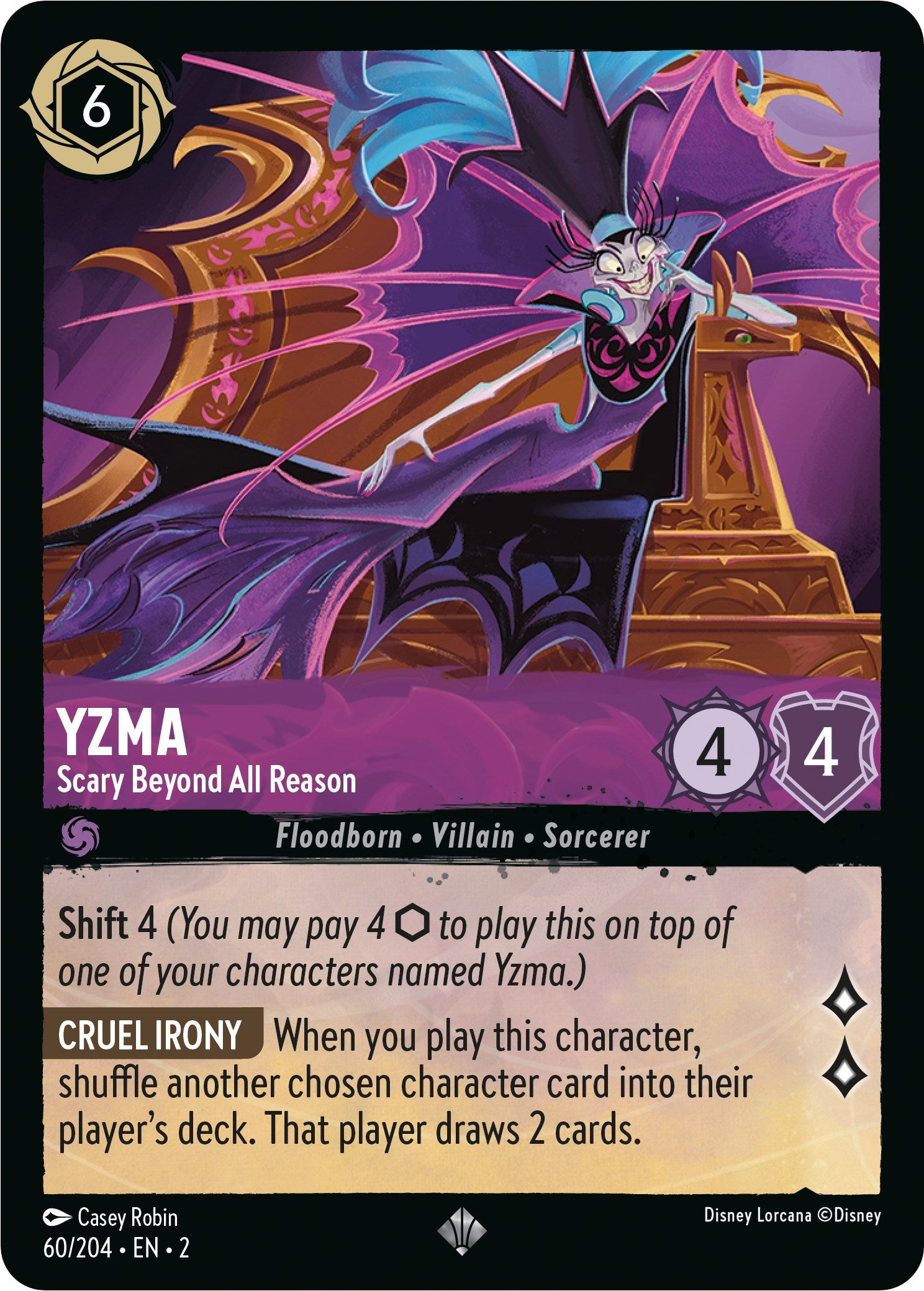 Yzma - Scary Beyond All Reason (60/204) [Rise of the Floodborn] | Arkham Games and Comics