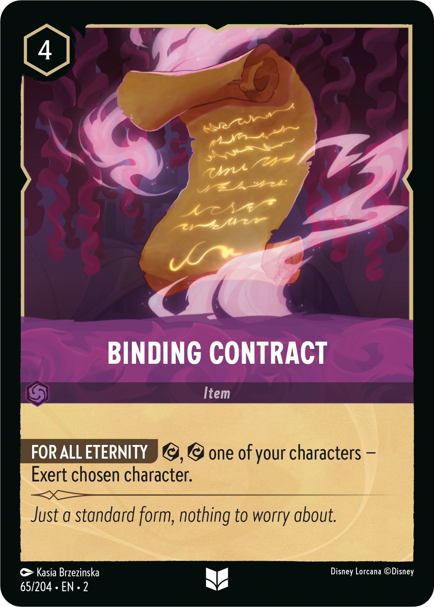 Binding Contract (65/204) [Rise of the Floodborn] | Arkham Games and Comics