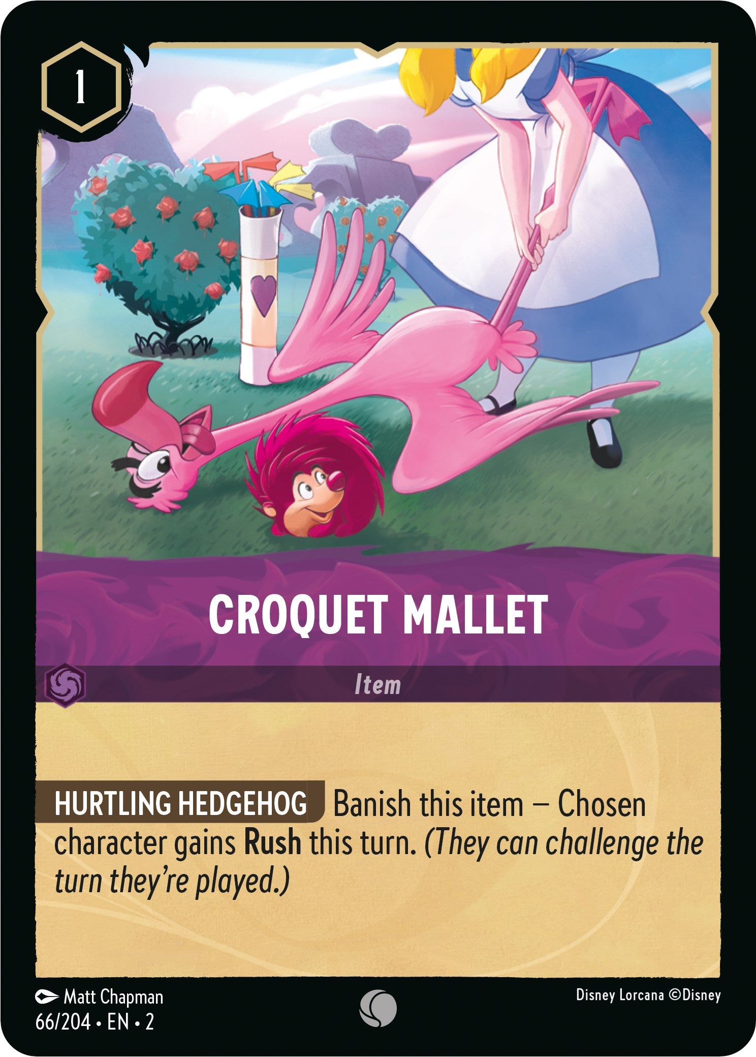 Croquet Mallet (66/204) [Rise of the Floodborn] | Arkham Games and Comics