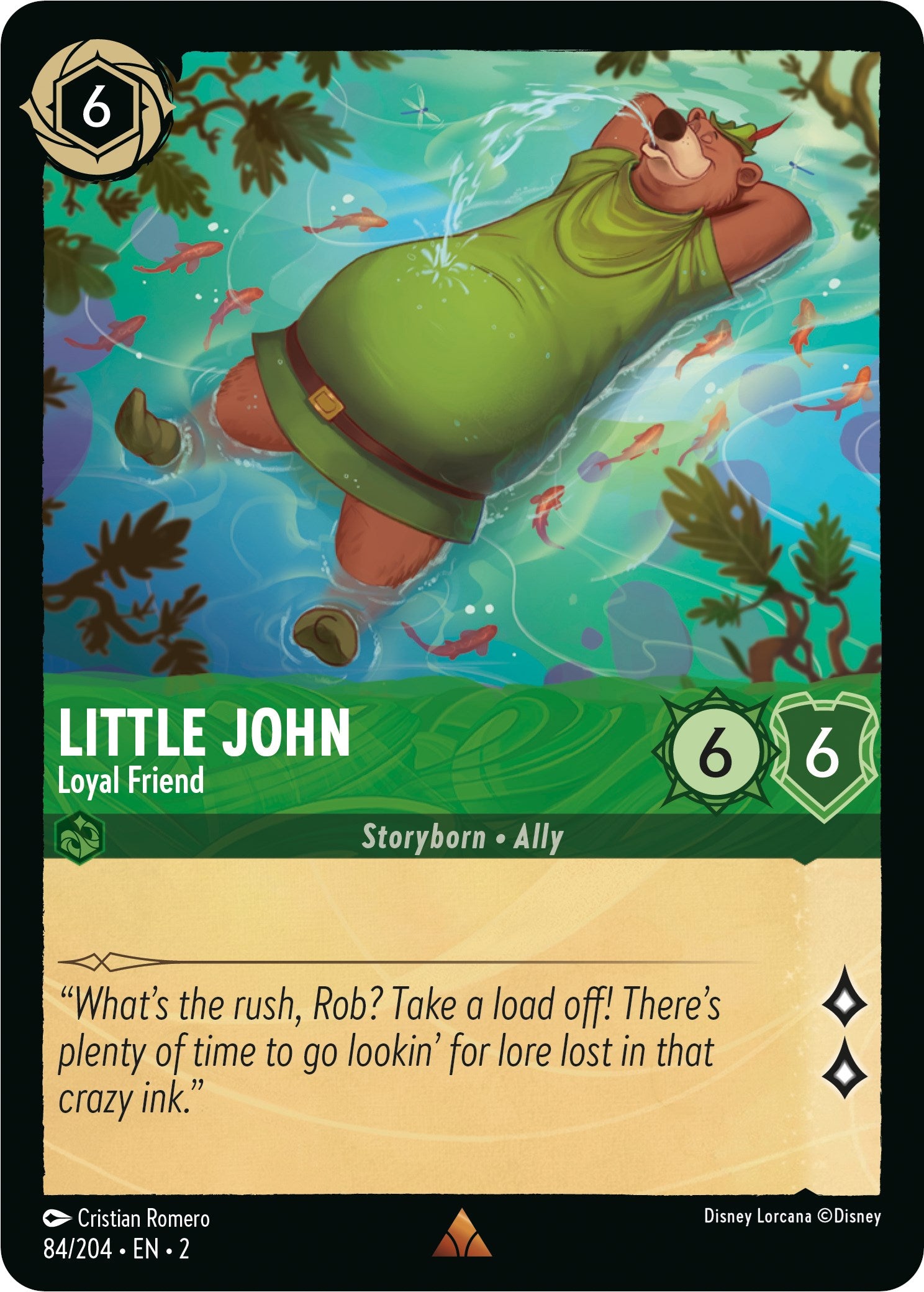 Little John - Loyal Friend (84/204) [Rise of the Floodborn] | Arkham Games and Comics