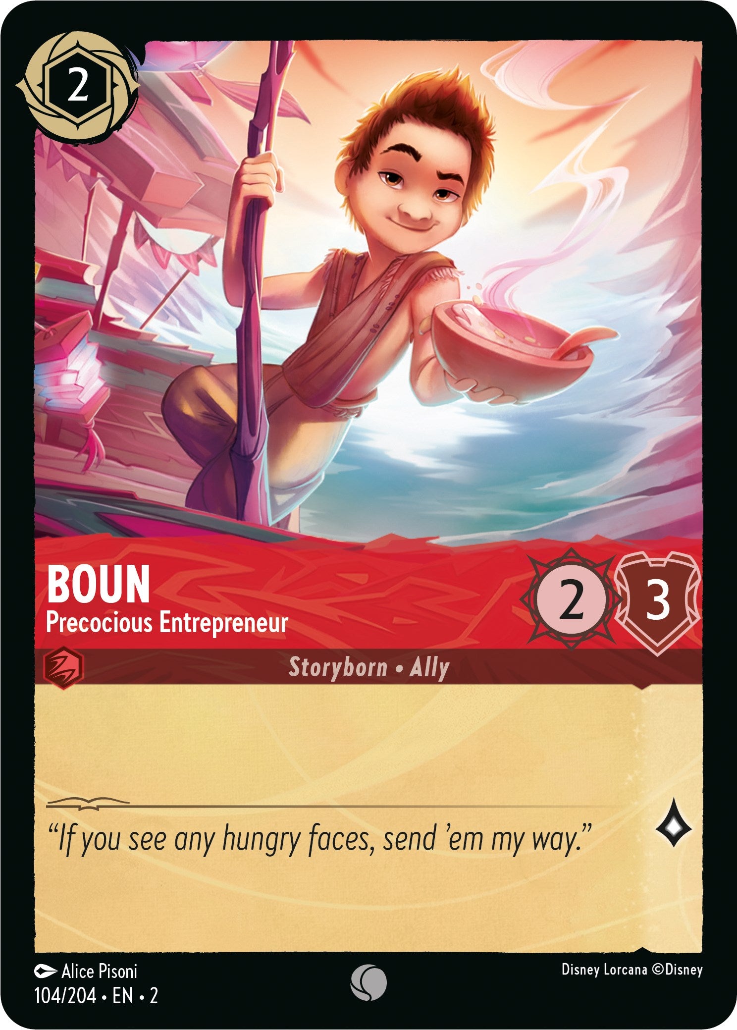 Boun - Precocious Entrepreneur (104/204) [Rise of the Floodborn] | Arkham Games and Comics