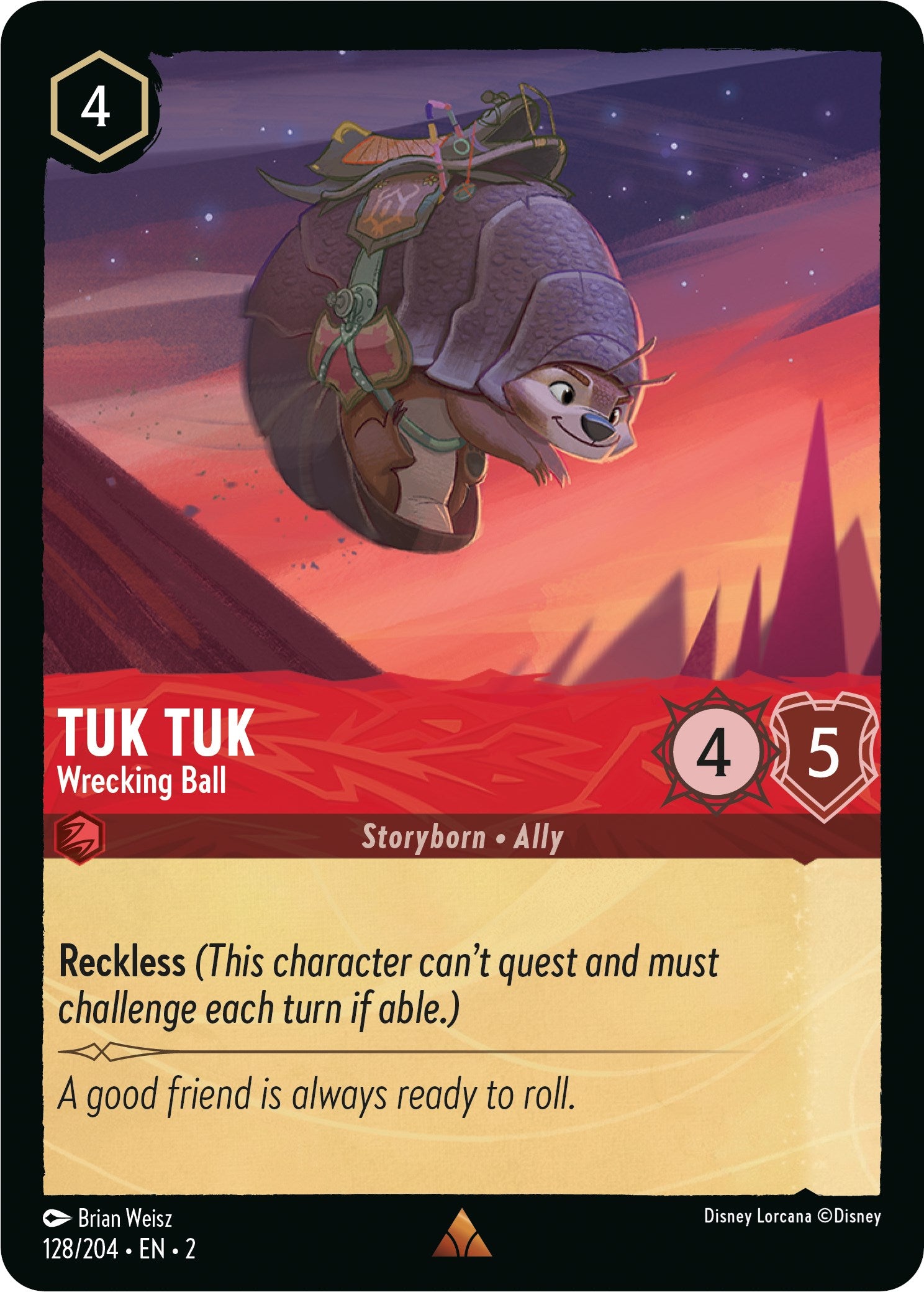 Tuk Tuk - Wrecking Ball (128/204) [Rise of the Floodborn] | Arkham Games and Comics