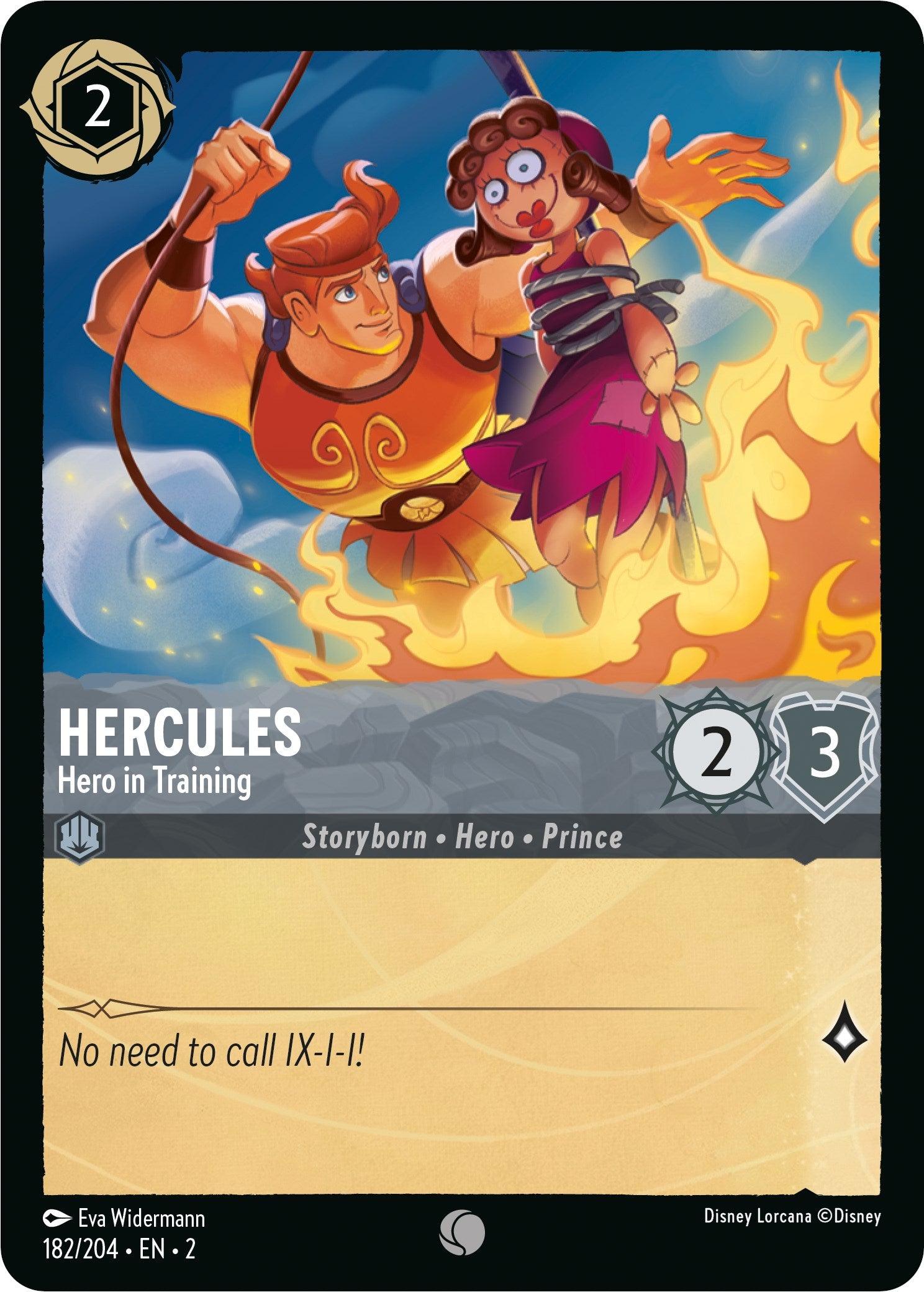 Hercules - Hero in Training (182/204) [Rise of the Floodborn] | Arkham Games and Comics