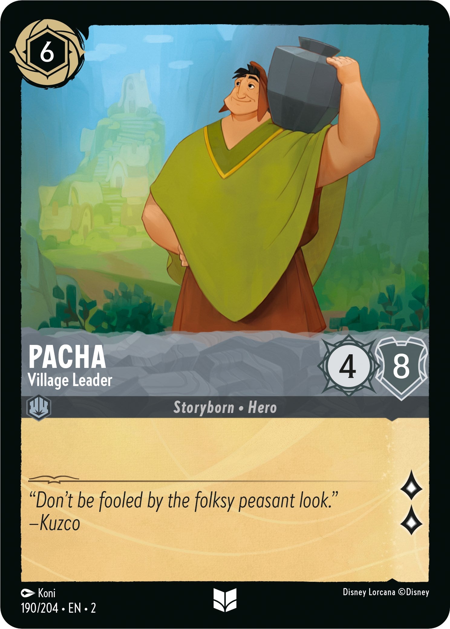 Pacha - Village Leader (190/204) [Rise of the Floodborn] | Arkham Games and Comics