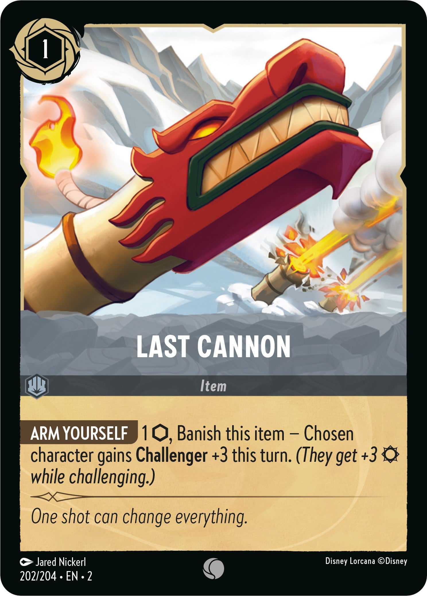 Last Cannon (202/204) [Rise of the Floodborn] | Arkham Games and Comics