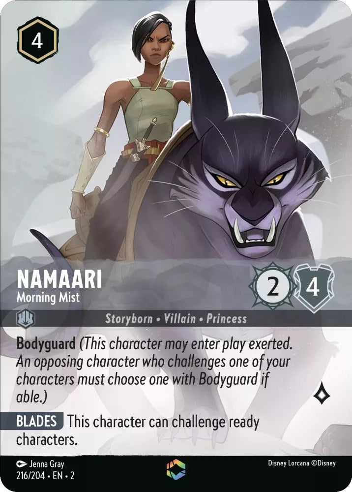Namaari - Morning Mist (Alternate Art) (216/204) [Rise of the Floodborn] | Arkham Games and Comics