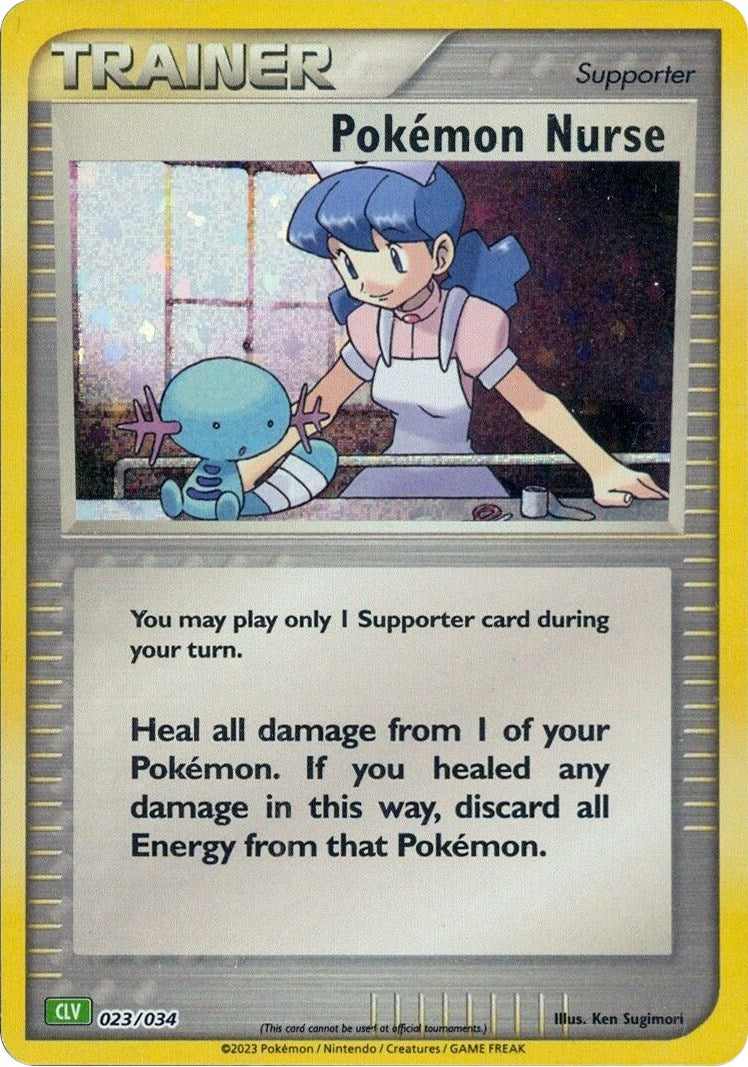 Pokemon Nurse (023/034) [Trading Card Game Classic] | Arkham Games and Comics