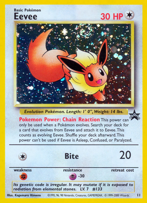Eevee (11) [Wizards of the Coast: Black Star Promos] | Arkham Games and Comics