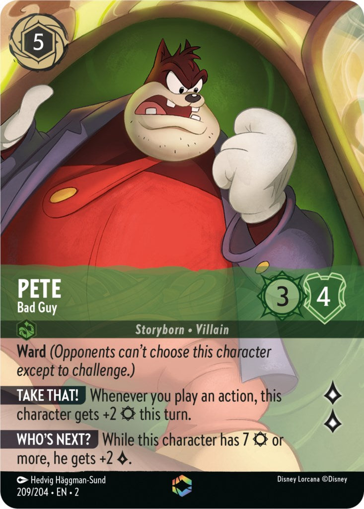 Pete - Bad Guy (Alternate Art) (209/204) [Rise of the Floodborn] | Arkham Games and Comics