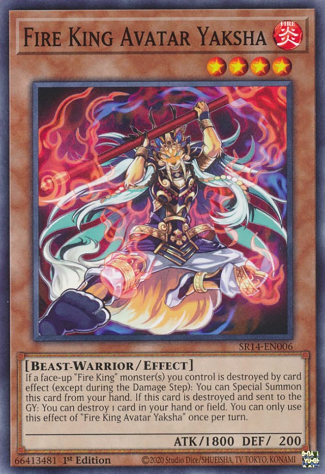 Fire King Avatar Yaksha [SR14-EN006] Common | Arkham Games and Comics