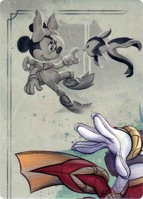 Minnie Mouse - Wide-Eyed Diver Puzzle Insert (Top Left) [Rise of the Floodborn] | Arkham Games and Comics