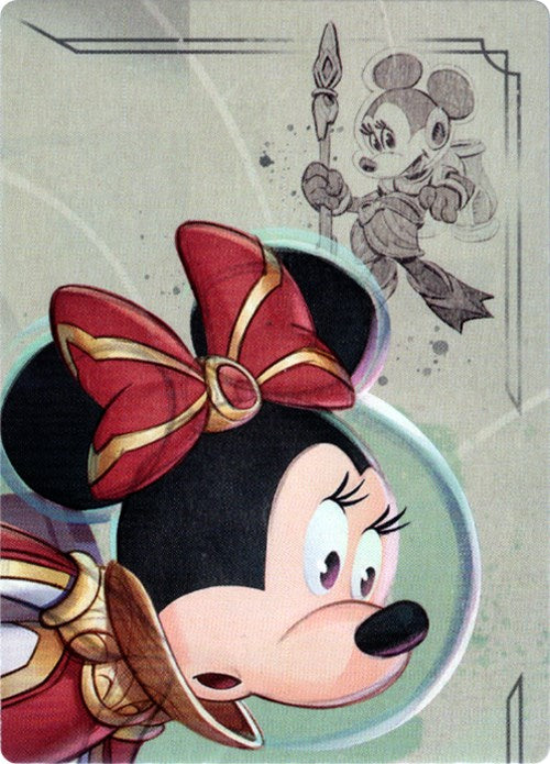 Minnie Mouse - Wide-Eyed Diver Puzzle Insert (Top Right) [Rise of the Floodborn] | Arkham Games and Comics