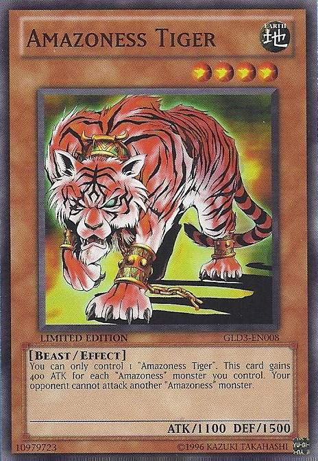 Amazoness Tiger [GLD3-EN008] Common | Arkham Games and Comics