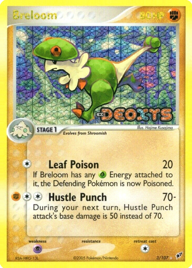 Breloom (3/107) (Stamped) [EX: Deoxys] | Arkham Games and Comics