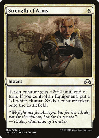 Strength of Arms [Shadows over Innistrad] | Arkham Games and Comics