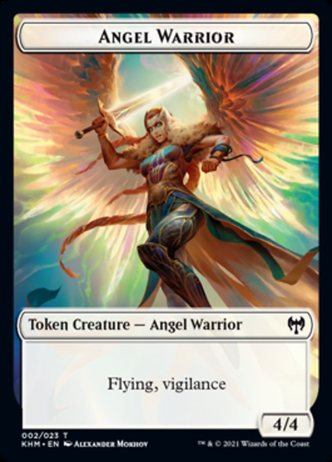 Angel Warrior Token [Kaldheim] | Arkham Games and Comics