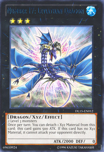 Number 17: Leviathan Dragon (Blue) [DL15-EN012] Rare | Arkham Games and Comics