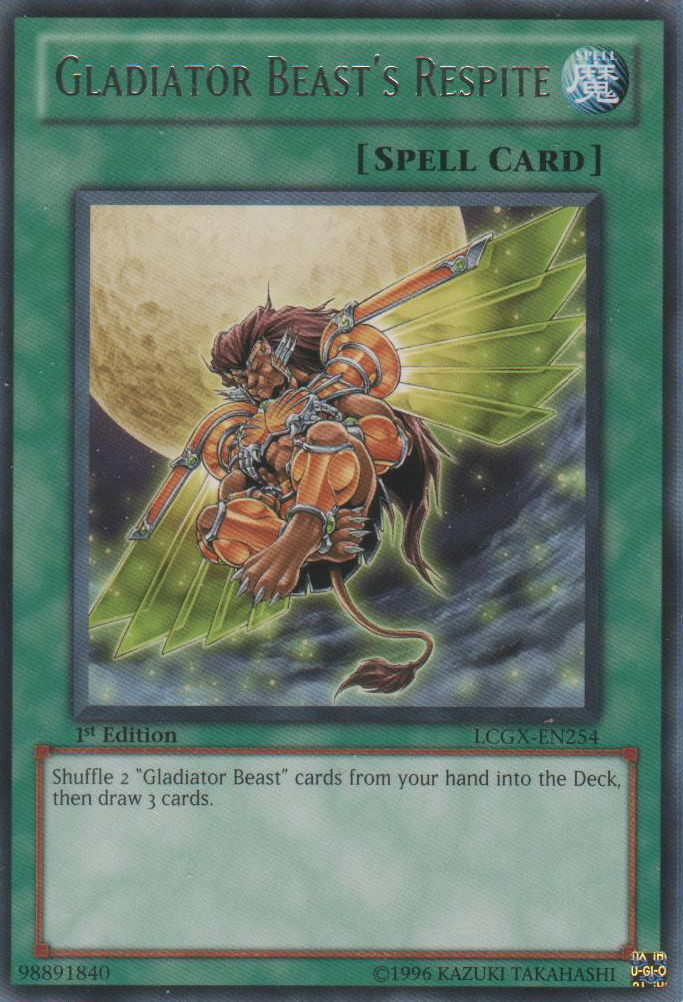 Gladiator Beast's Respite [LCGX-EN254] Rare | Arkham Games and Comics