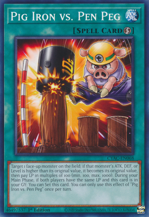 Pig Iron vs. Pen Peg [CYAC-EN068] Common | Arkham Games and Comics