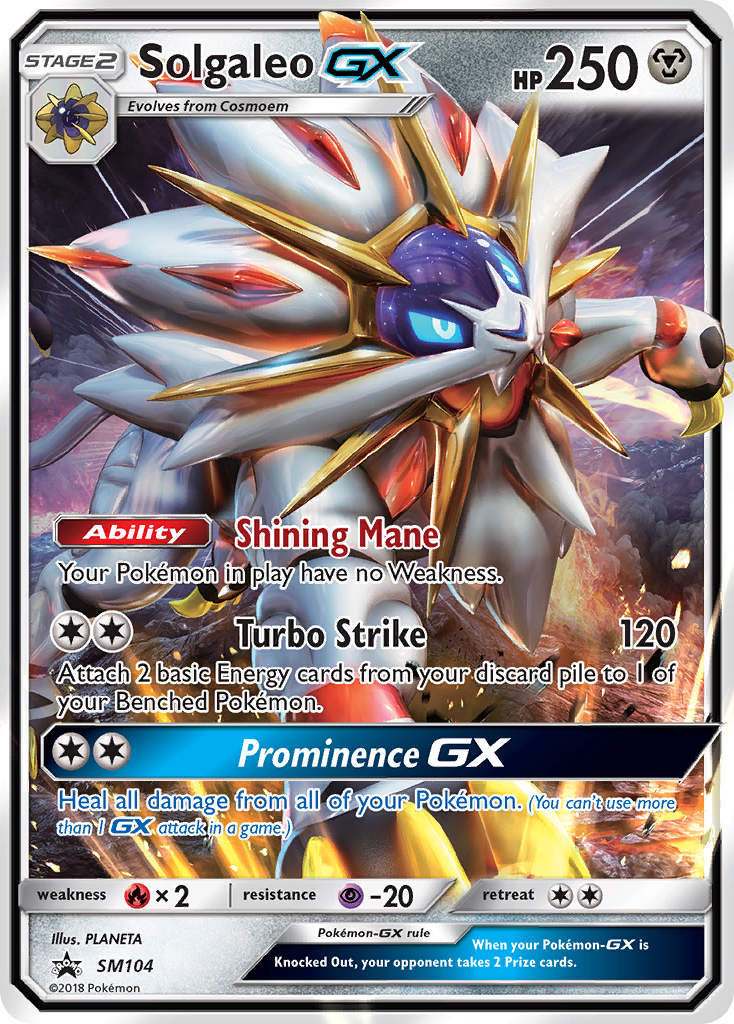 Solgaleo GX (SM104) [Sun & Moon: Black Star Promos] | Arkham Games and Comics