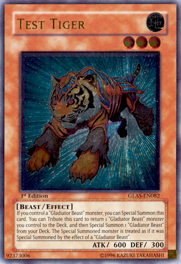 Test Tiger [GLAS-EN082] Ultimate Rare | Arkham Games and Comics