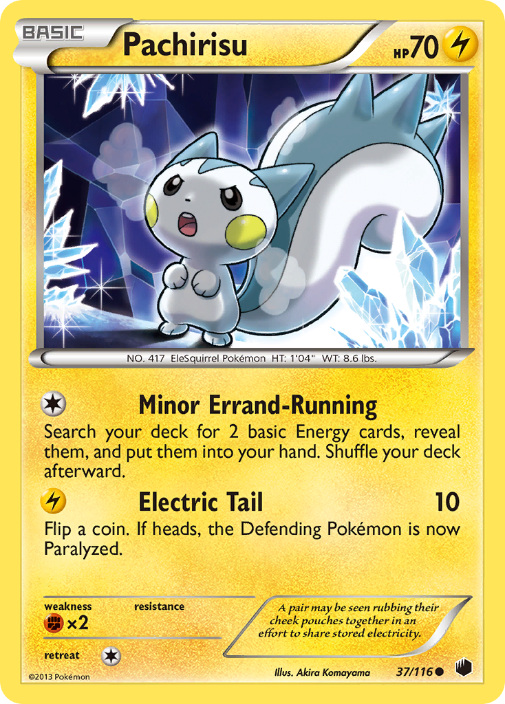 Pachirisu (37/116) [Black & White: Plasma Freeze] | Arkham Games and Comics