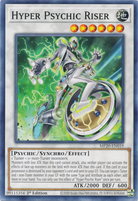 Hyper Psychic Riser [MP20-EN019] Common | Arkham Games and Comics