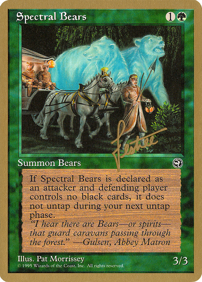 Spectral Bears (Bertrand Lestree) [Pro Tour Collector Set] | Arkham Games and Comics