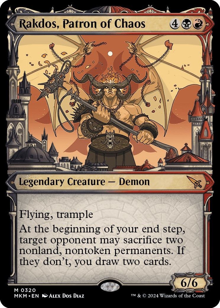 Rakdos, Patron of Chaos (Showcase) (0320) (320) [MKM] | Arkham Games and Comics