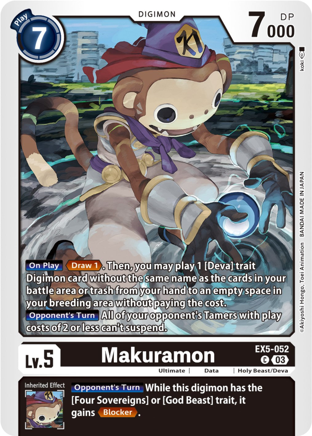 Makuramon [EX5-052] [Animal Colosseum] | Arkham Games and Comics