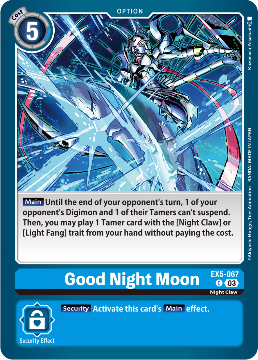 Good Night Moon [EX5-067] [Animal Colosseum] | Arkham Games and Comics