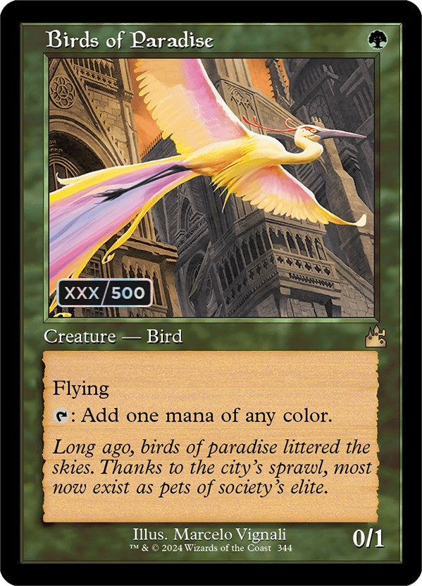 Birds of Paradise (Retro) (Serialized) [Ravnica Remastered] | Arkham Games and Comics