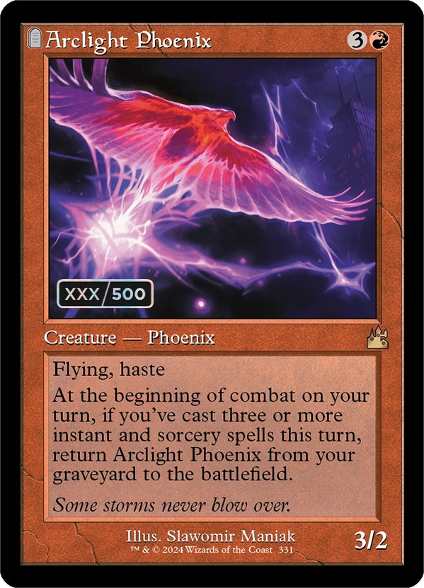 Arclight Phoenix (Retro) (Serialized) [Ravnica Remastered] | Arkham Games and Comics