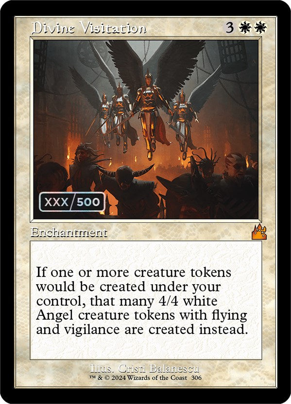 Divine Visitation (Retro) (Serialized) [Ravnica Remastered] | Arkham Games and Comics