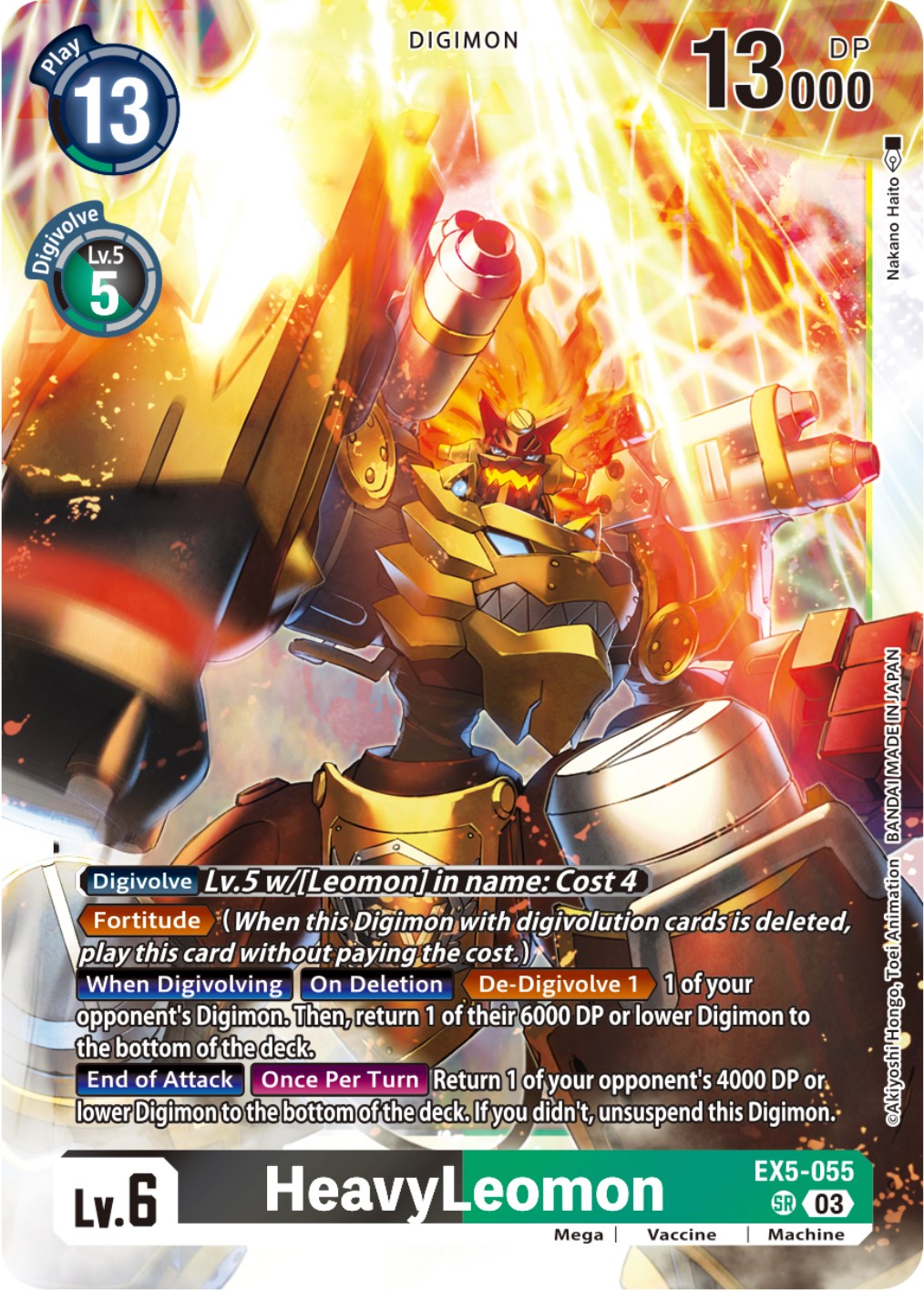 HeavyLeomon [EX5-055] [Animal Colosseum] | Arkham Games and Comics