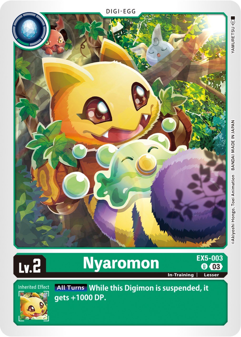 Nyaromon [EX5-003] [Animal Colosseum] | Arkham Games and Comics