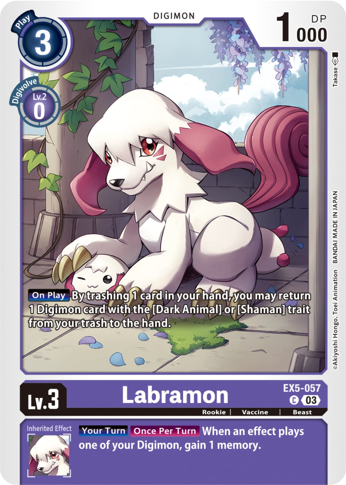 Labramon [EX5-057] [Animal Colosseum] | Arkham Games and Comics