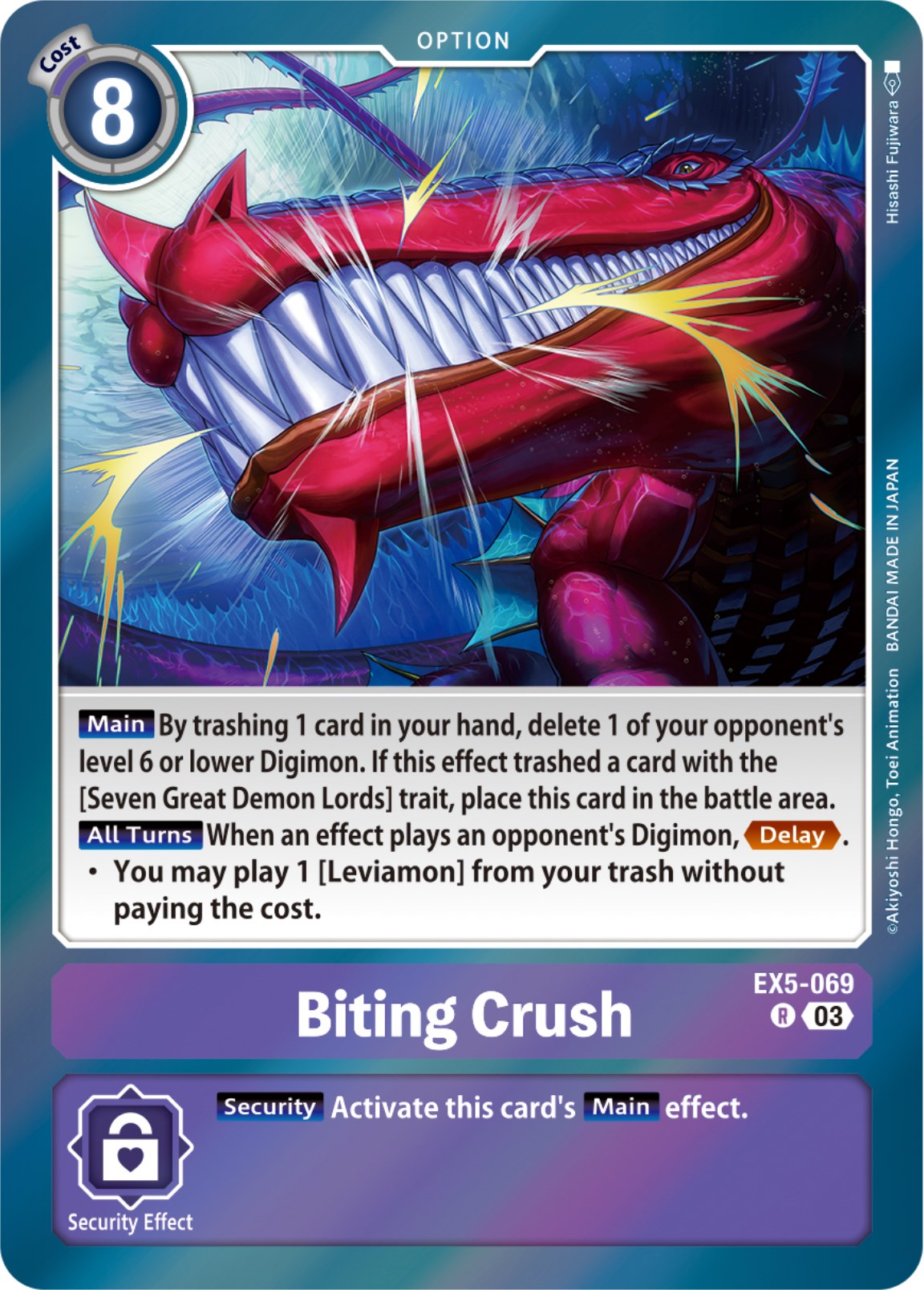 Biting Crush [EX5-069] [Animal Colosseum] | Arkham Games and Comics