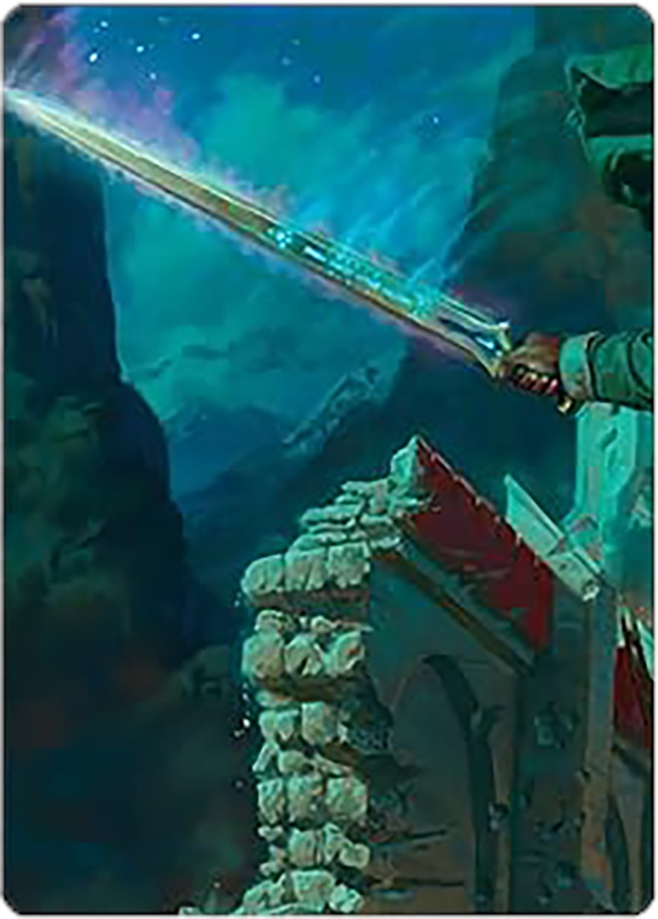 Anduril, Narsil Reforged Art Card [The Lord of the Rings: Tales of Middle-earth Art Series] | Arkham Games and Comics